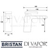 Bristan Pivot 1 Hole Bath Filler Tap Dimensions